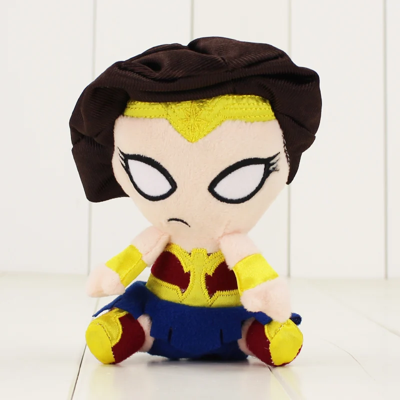 wonder woman 8 стилей Супер Герои плюшевые куклы игрушки Супермен Бэтмен флэш чудо женщина Аквамен прекрасные игрушки Детский подарок - Цвет: wonder woman