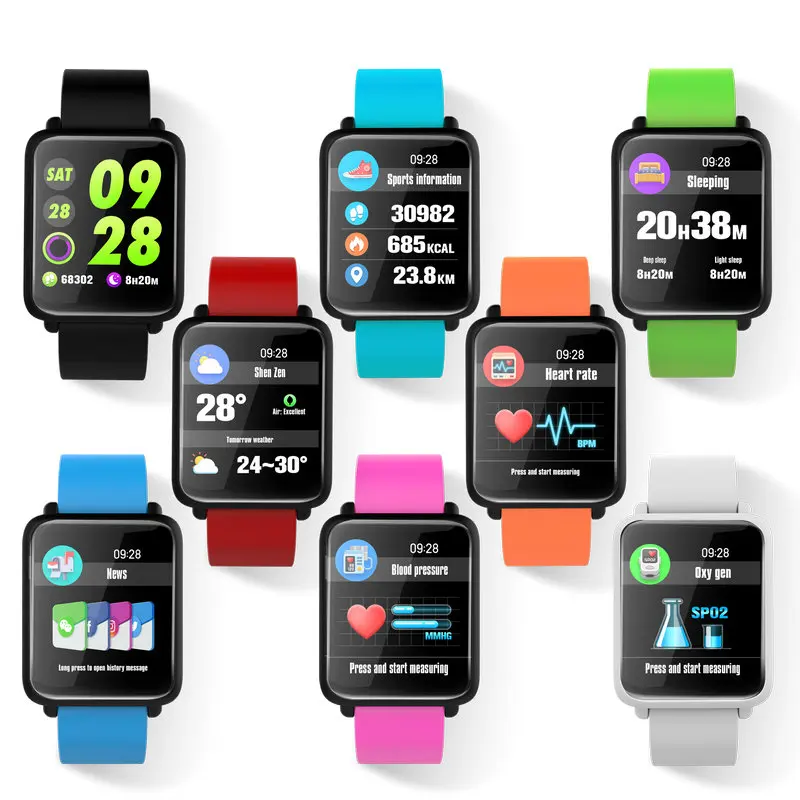 Мужские Водонепроницаемые Смарт часы с Bluetooth пульсометром и