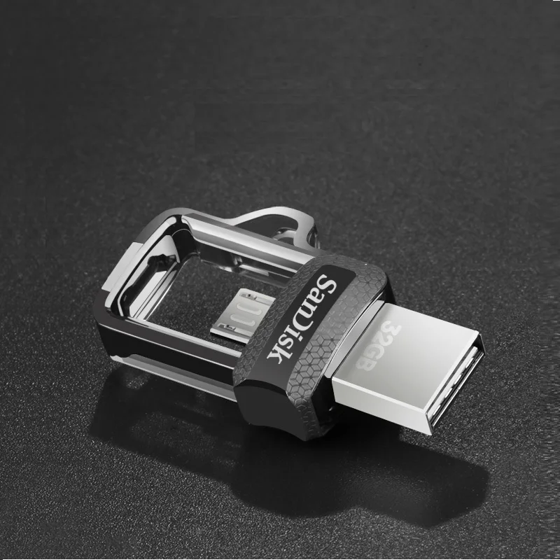 SanDisk OTG 32 Гб USB флеш накопитель 64 ГБ 128 ультра двойной 16 3 0 флешка Android телефон