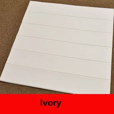 White Горячая Распродажа, водостойкие 3D пенопластовые деревянные наклейки на стену, самоклеющиеся обои для спальни, гостиной, Ретро Декор для дома, настенные панели - Цвет: White