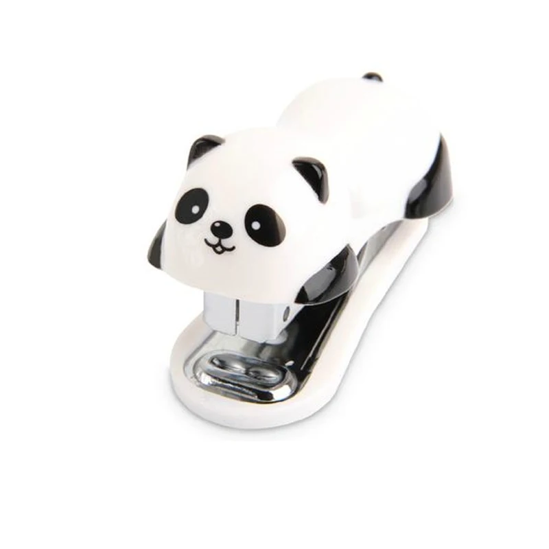 1 шт. мини панда степлер набор мультфильм офисные школьные принадлежности staionery
