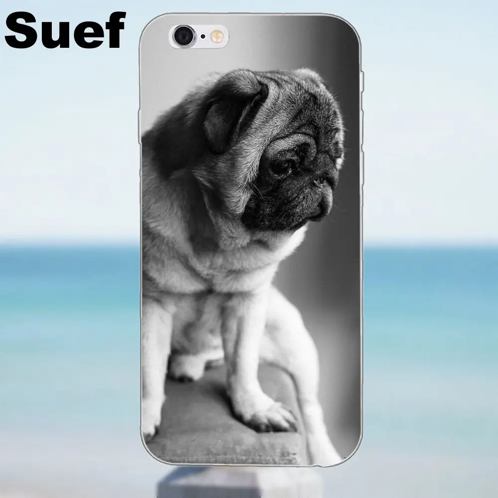 Suef Pug Face для iPhone X 4 4S 5 5S 5C SE 6 6S 7 8 Plus Samsung Galaxy J1 J3 J5 J7 A3 A5 2016 2017 TPU|for iphone|galaxy j1samsung galaxy j1 |
