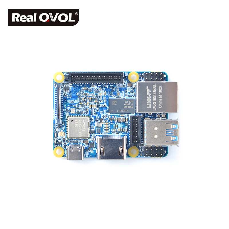 RealQvol FriendlyARM NanoPi NEO4 1 ГБ DDR3 Rockchip RK3399 Встроенный Wi-Fi/BTmodule поддерживает Android Ubuntu настольный компьютер/ядро/Lubuntu