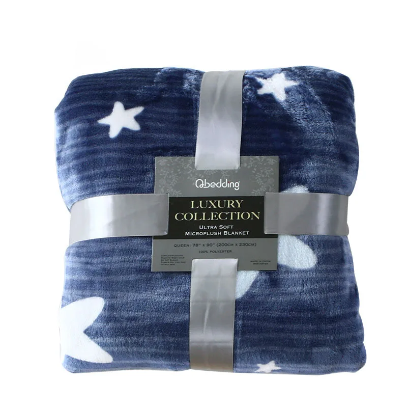 Одеяло детское Двухслойное из кораллового флиса утепленная Пеленка конверт для