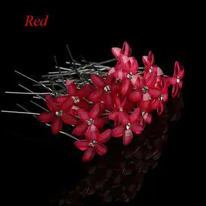 Заколки для волос с кристаллами, 20 шт.компл.