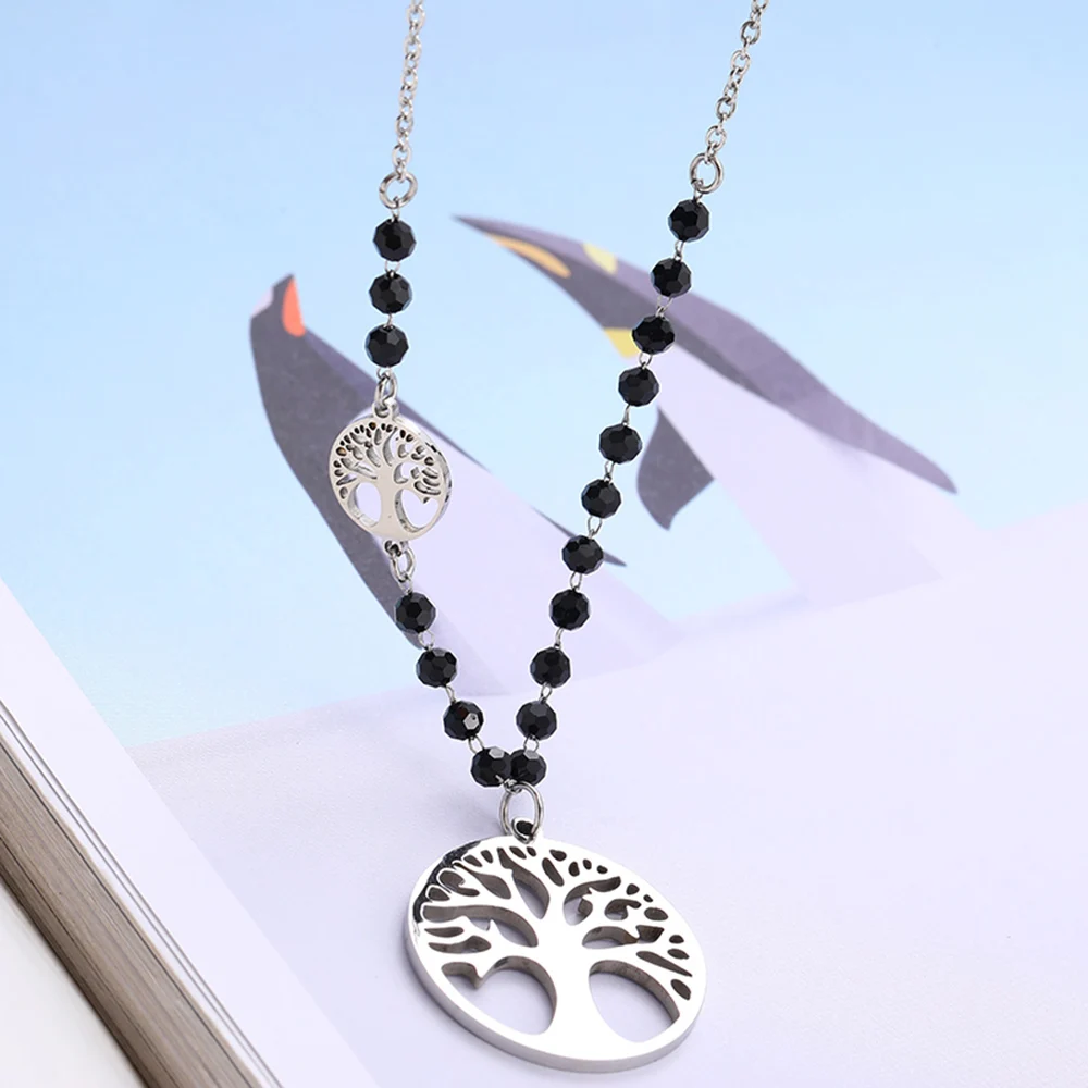 2021 Новый Нержавеющая сталь древо жизни ожерелье с подвеской подарок никогда не