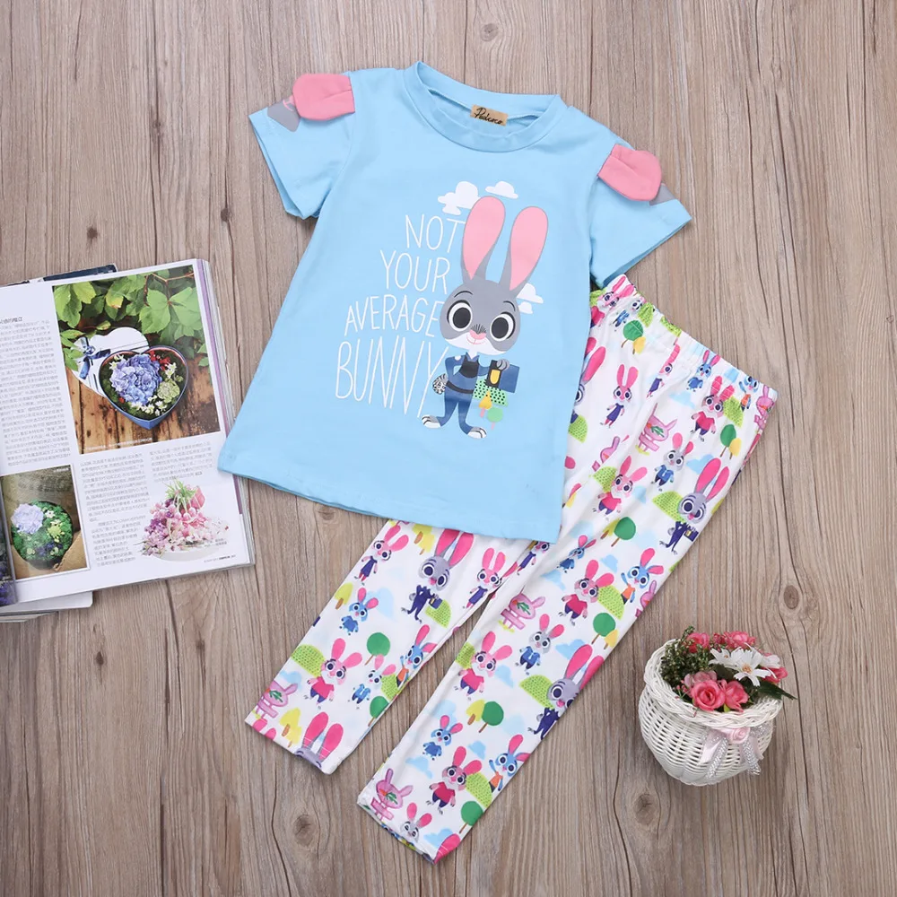 2 шт. хлопковая футболка с коротким рукавом и длинные штаны | Мать ребенок