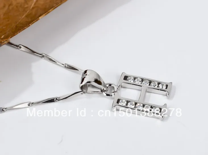 LETTER H 925 STERLING NECKLACE | Украшения и аксессуары