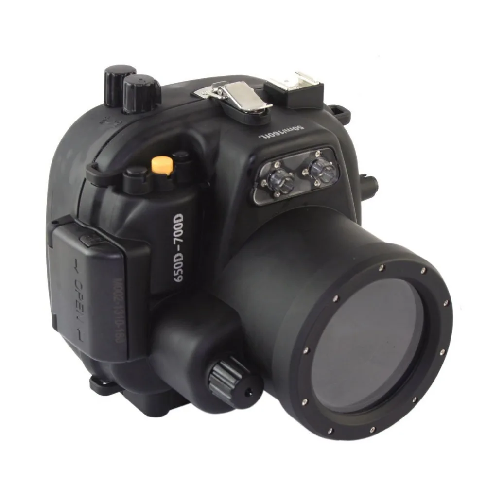 Водонепроницаемый чехол для камеры Mcoplus 700D 650D 40m/135ft корпус дайвинга объектив
