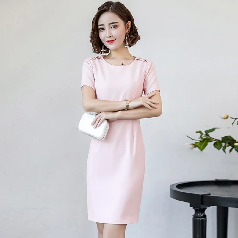 Ol Interview Suits Women Formal Dress Korean Women Business Suit Robe Blazer Spa Ladies Uniform For Office Work Wear DD2055