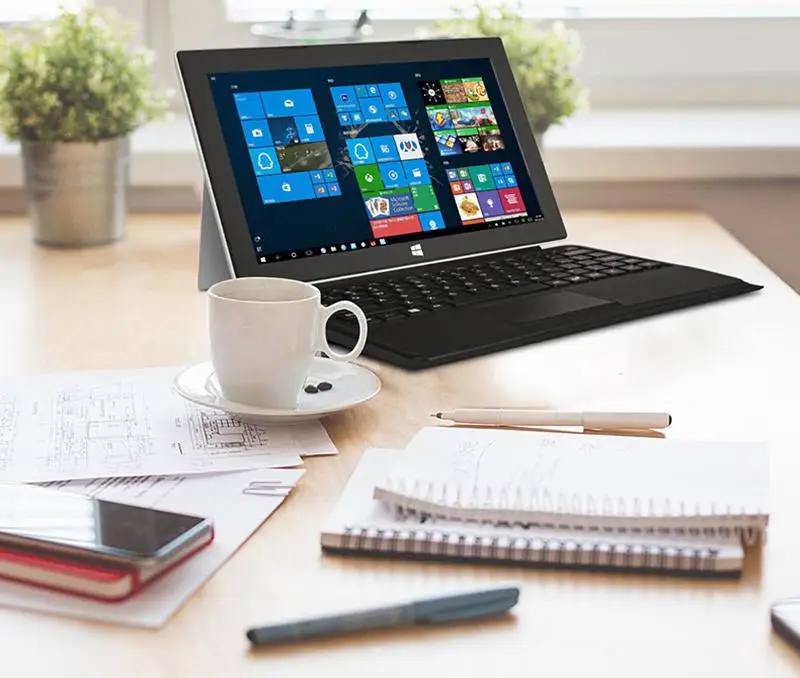 Jumper EZpad 7S 2 в 1 планшет 10," 1080 P ips windows планшеты Intel Cherry Trail Z8350 4 ГБ DDR3 64 Гб EMMC планшетный ПК HDMI ноутбук