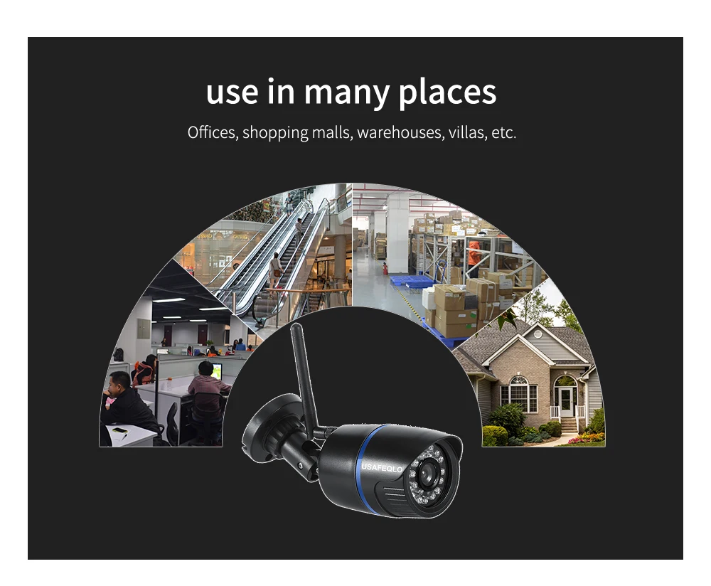 USAFEQLO iCsee Wi-Fi IP Камера 720P 960P 1080 Беспроводной проводной ONVIF P2P видеонаблюдения Пуля Открытый Камера с SD слот для карты Макс 128 г