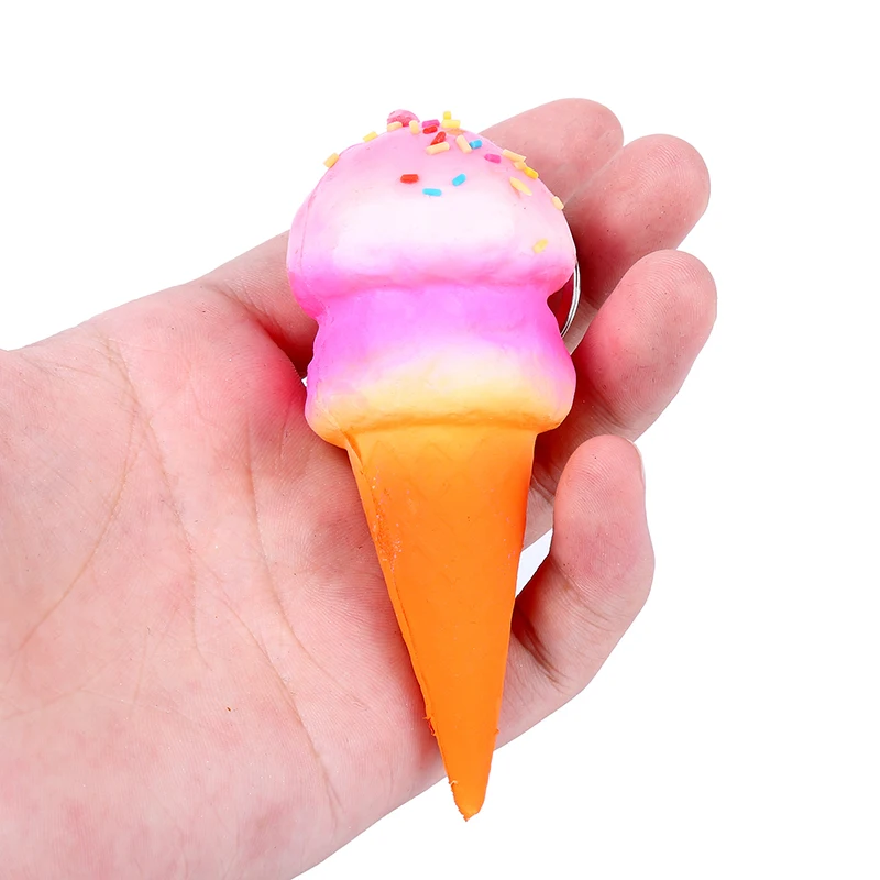 SIDANQING медленно растет мороженое конус icecream Сжимаемый пакет PU Мягкий снятие