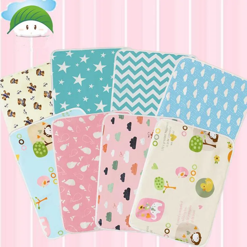 Sunny ju 60*75 CM Baby Cartoon Reusable Matelas Infant Cover Bedding Nappy Burp Mattress Waterproof Sheet Urine Changing Pads | Мать и