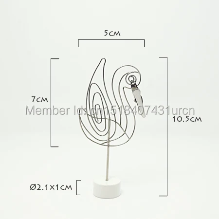 E20 Лебедь бумага/зажим для записей практичный/Новинка/креативная нержавеющая
