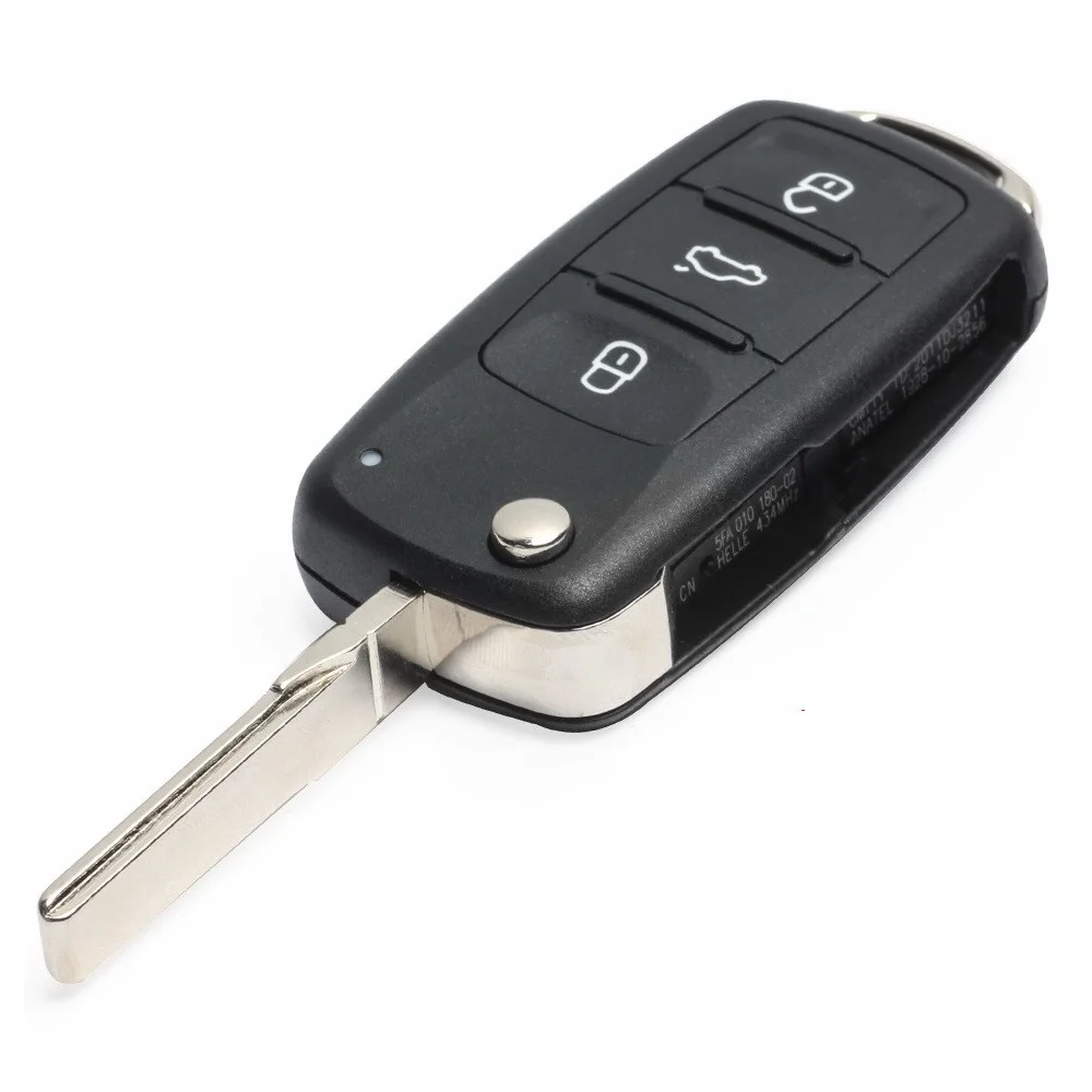 Keyecu удаленное для volkswagen 3 кнопки 434 мГц с ID48 чип Ключи VW 5K0 959 753 N 5k0959753n | Автомобили и