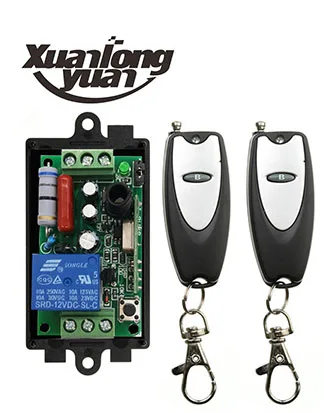 Xuanlongyuan AC220V 1CH RF Беспроводной дистанционного Управление реле безопасности
