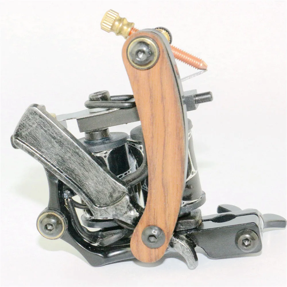 Горячая Распродажа профессиональная тату-машина с Двойной спиралью 10