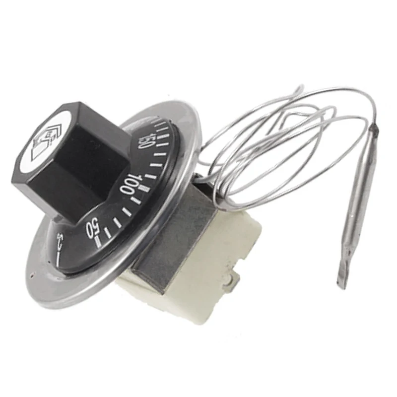 AC 16A 250V 50 до 300 градусов Цельсия 3 Pin NC капиллярный термостат для электрической