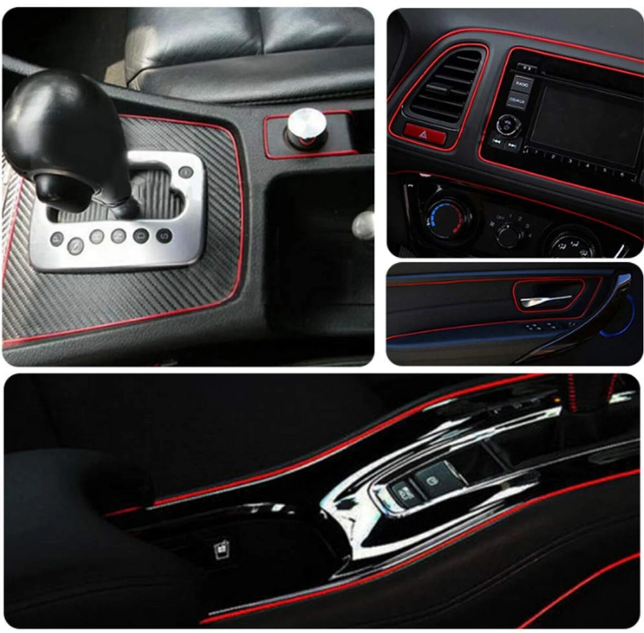 5 м Автомобильный интерьер молдинги планки украшения линии полосы автомобиля