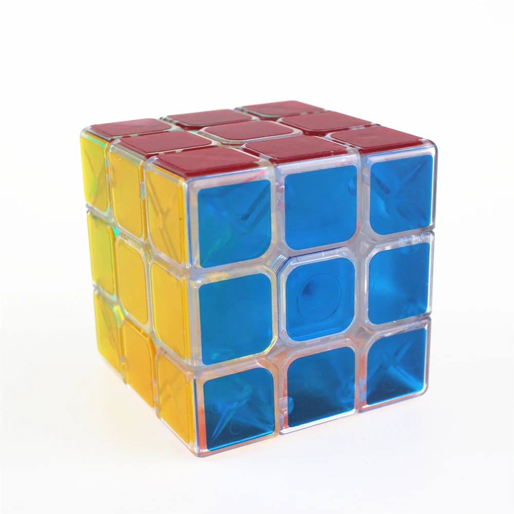 3x3x3 Zcube Кубики головоломки матовые наклейки прозрачный кубик Развивающие игрушки