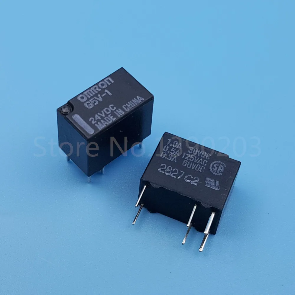 10 шт. Omron G5V-1 24VDC 6Pin SPDT Мини Сигнальное реле для PCB | Обустройство дома