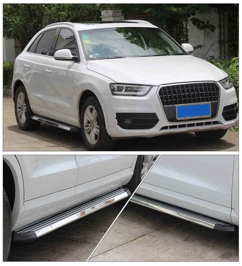 Боковой шаг Беговая панель боковой бар для AUDI Q5L до Q2L Q3 Q5 Q7 Q8, высокое качество, сверхмощный