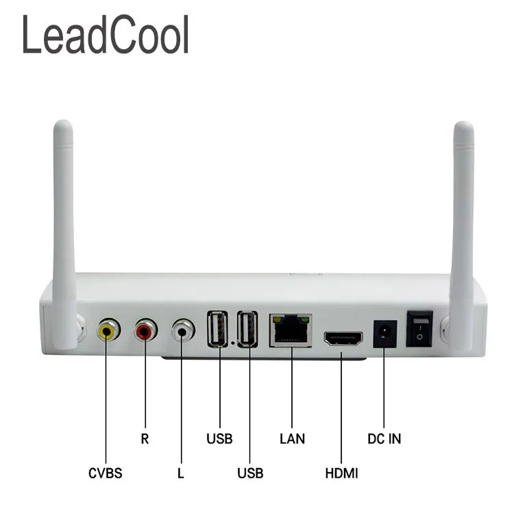 Android 1 г/8 г QHD ТВ ip комплект-top box tv leadcool с учетом товара Арабская французский