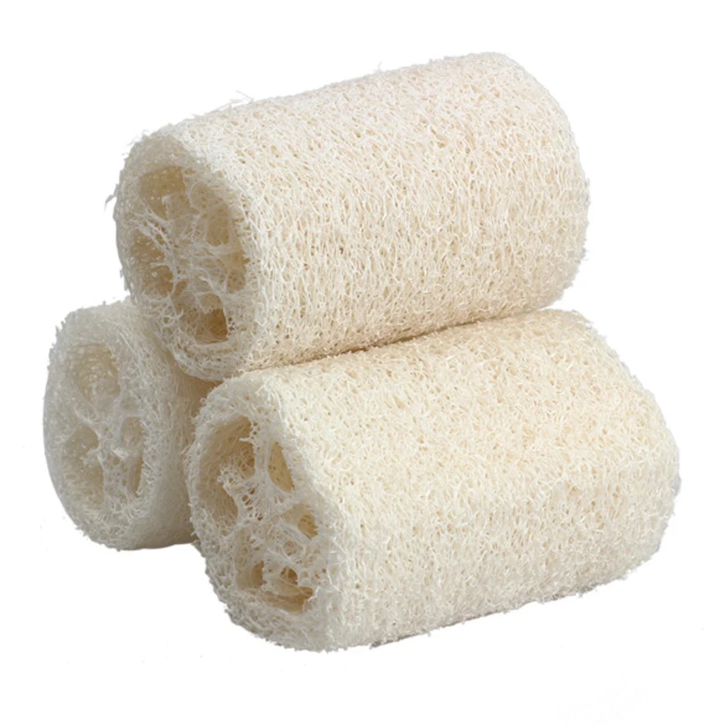 3 шт./компл. тела ванны душевая Губка скруббер люфы Luffa Loofa Мягкий купальный массаж