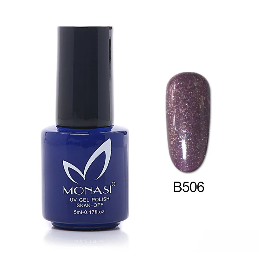 B506 Monasi 5 г/шт. Полупостоянный лак Vernis телесного цвета УФ Гель-лак замачиваемый УФ светодиодный Гель-лак красный чистый цвет краски гель - Цвет: B506