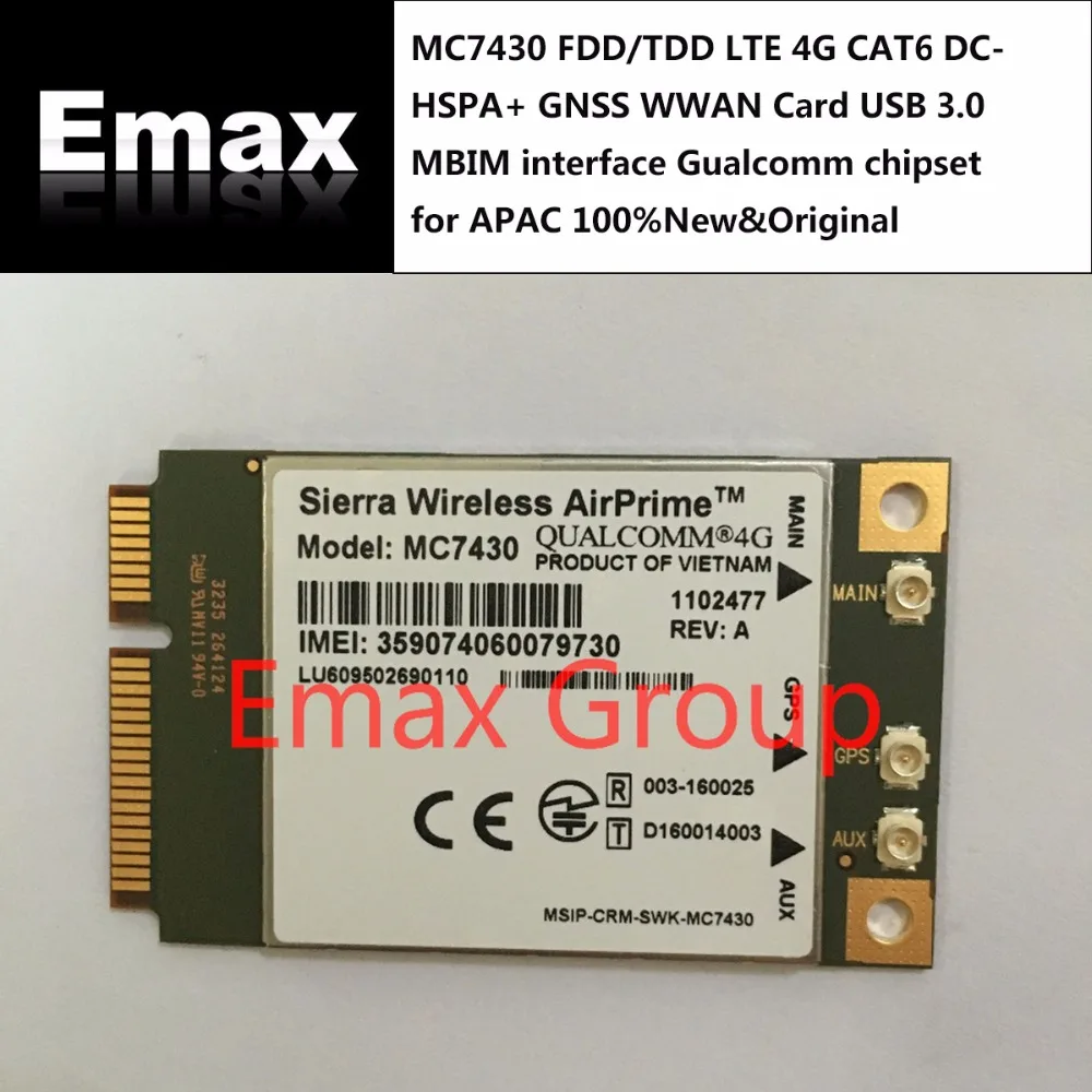 MC7430 FDD/аппарат который не привязан к оператору сотовой связи LTE 4G CAT6 DC-HSPA + GNSS WWAN