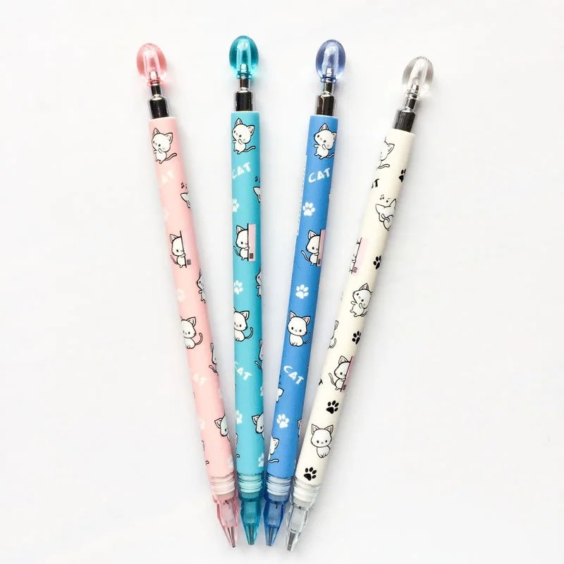 8 шт./лот милый кавайный пресс в виде кошачьей лапы механический карандаш для