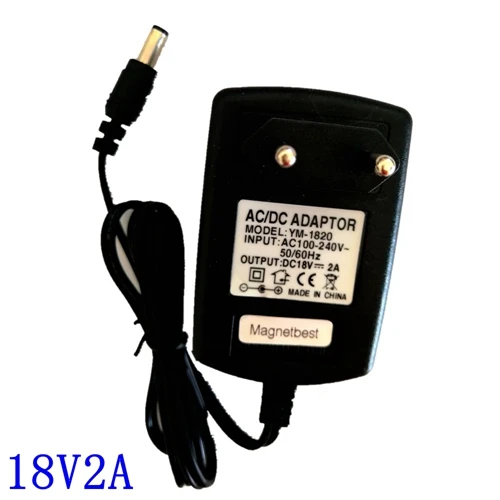 18V2A 18V AC 100 V-240 V адаптер преобразователя в DC 18V 1A 1.5A 2A импульсный источник питания зарядное устройство ЕС США вилка 5,5mm x 2,1/2,5mm - Цвет: 18V2A