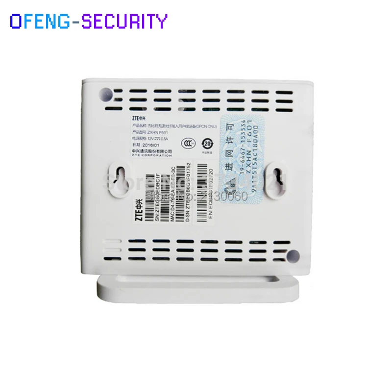 Оригинальный zte F601 GPON 1 * GE ОНУ Ethernet LAN Порты и разъёмы FTTH волоконно оптических Termianl