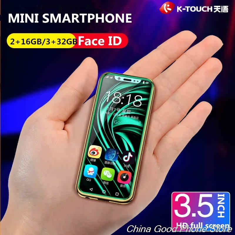 Смартфон I9 3 Гб ОЗУ 32 ПЗУ Android 6 0 Mini 4G мобильный телефон с двумя sim картами Face ID