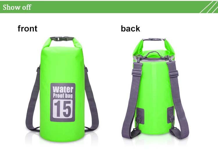 5L/10L/15L/20L/30L водонепроницаемые сумки ПВХ сумка для хранения сухих мешков сплав на каноэ каяках Спорт на открытом воздухе сумки для плавания Дорожный комплект рюкзак