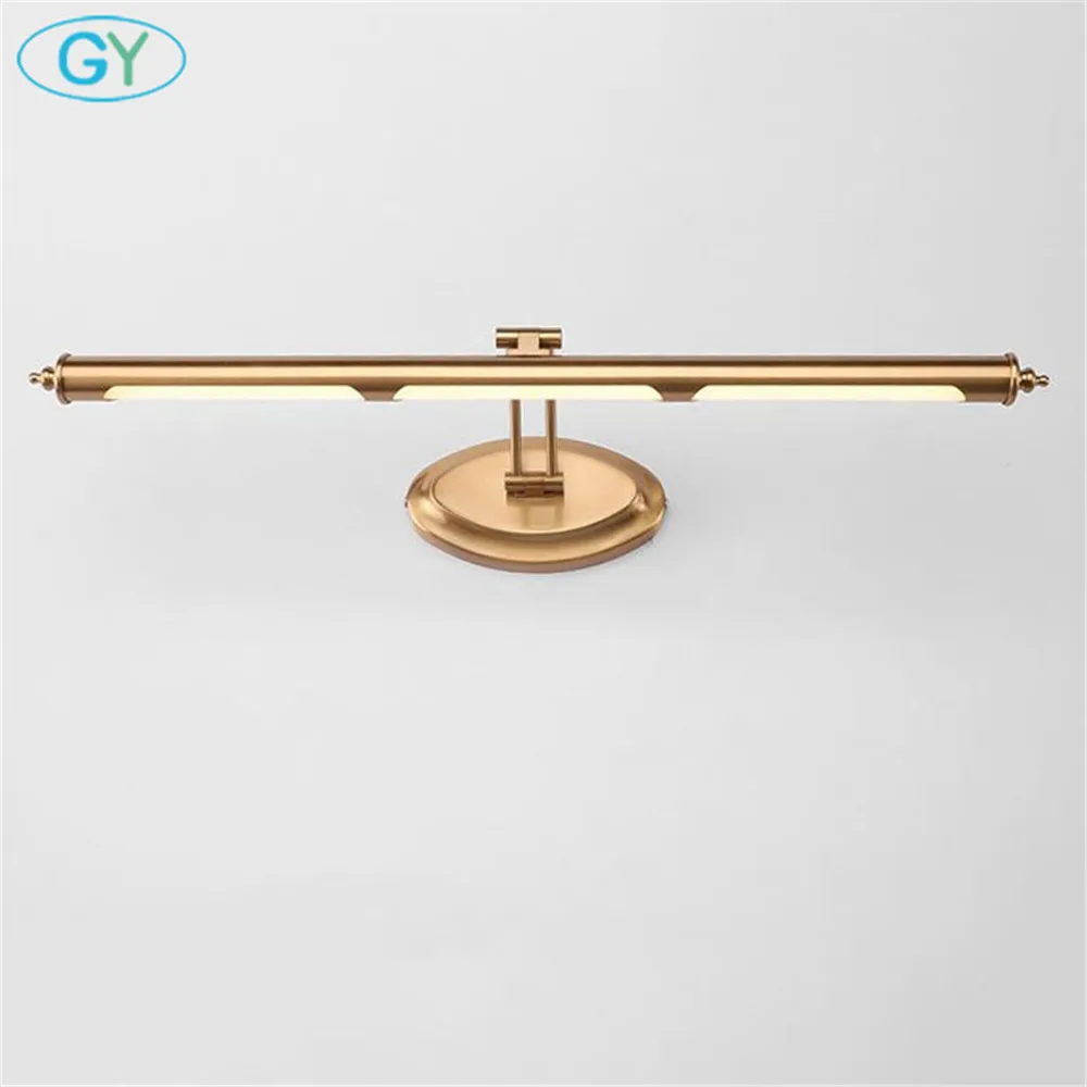 Античная светодиодная зеркальная передняя лампа с регулируемой головкой