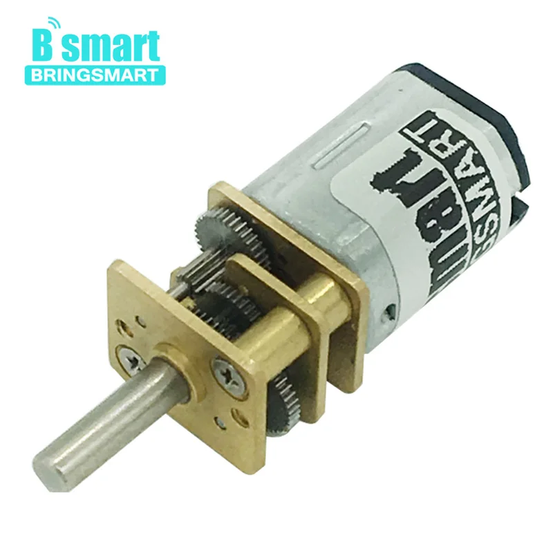 Bringsmart N20 3v 6v 12vDC мини микро-металлическая передача мотора 15/30/50/60/100/200/300/500/600/1000rpm |