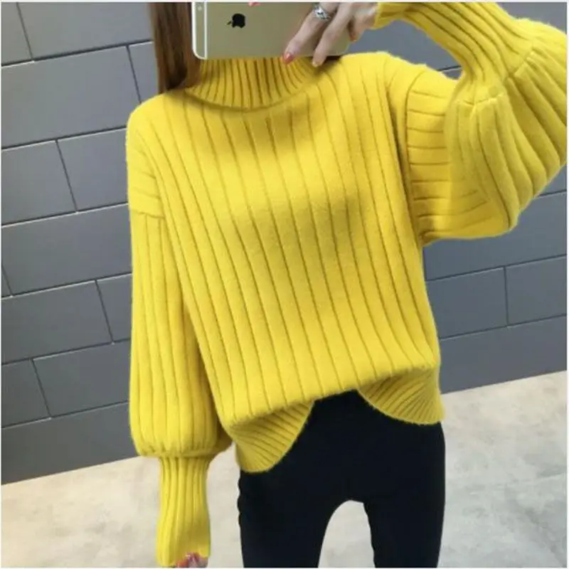 Водолазка женская осенне-зимняя трикотажная теплая 2018 | Женская одежда