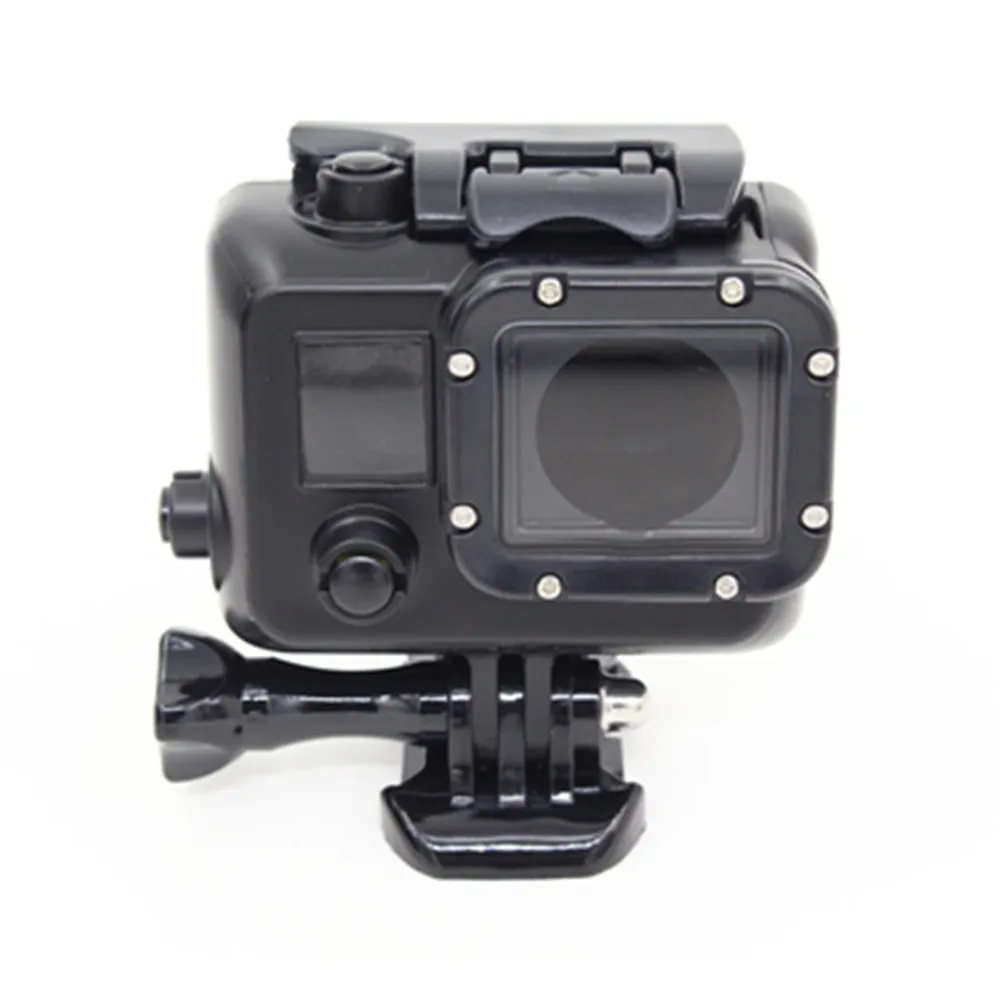 Черный водонепроницаемый чехол для Gopro Hero 4 3 + подводный Корпус дайвинга на 40 м