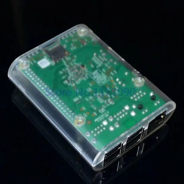 Прозрачный чехол для корпуса Raspberry Pi Model B + Plus (не включая Pi) | Электронные