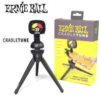 ernie ball 4113 cradletune clip on tuner and guitar stand