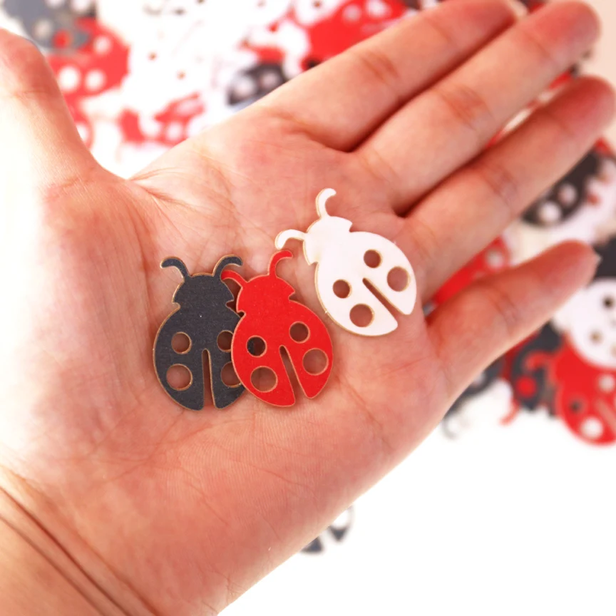 Конфетти с божьей коровкой украшения для вечерние на день рождения детский