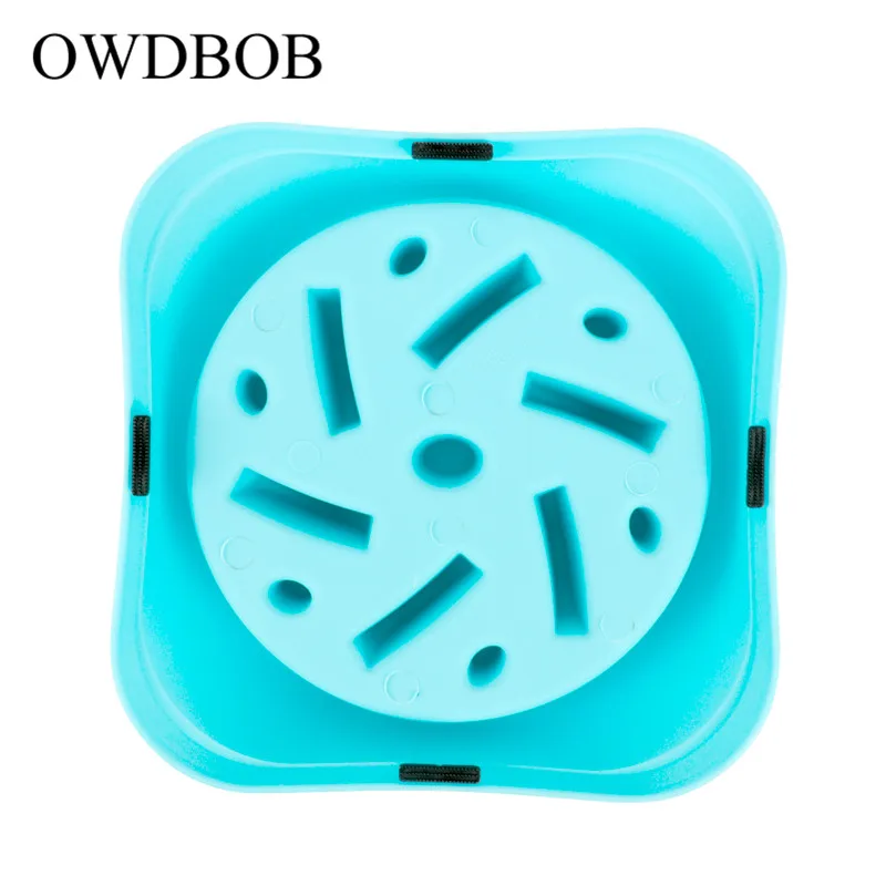 OWDBOB анти дроссель для Кормления Собаки еда миски щенок замедлить питание кормушка миска здоровая диета блюдо товары для домашних собак