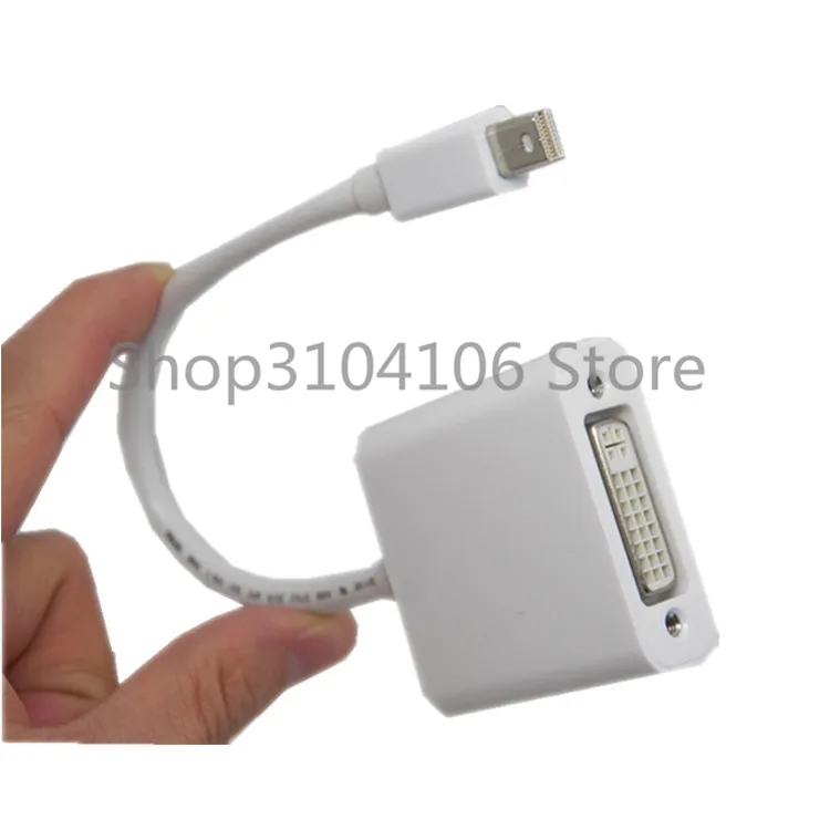 Горячий Мини DP к DVI адаптер папа женскому Thunderbolt мини DisplayPort V1.2 разъему|dp to dvi
