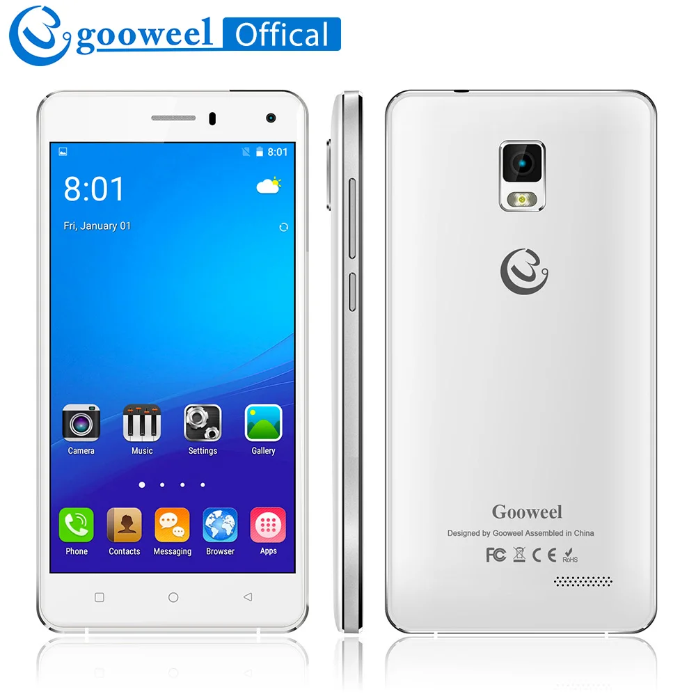 Бесплатный Флип Чехол Gooweel M13 плюс 4 г смартфон Android 5.1 мобильный телефон ядра 5.0