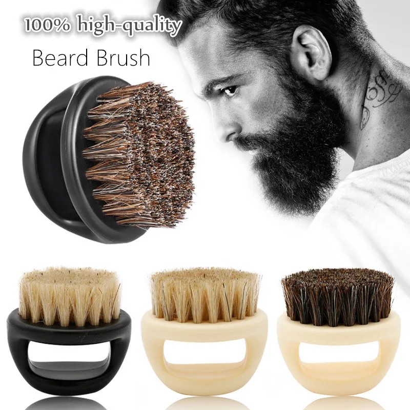 Мужская щетка для бритья Wild Boar Hair Парикмахерская лица чистки бороды бритва с