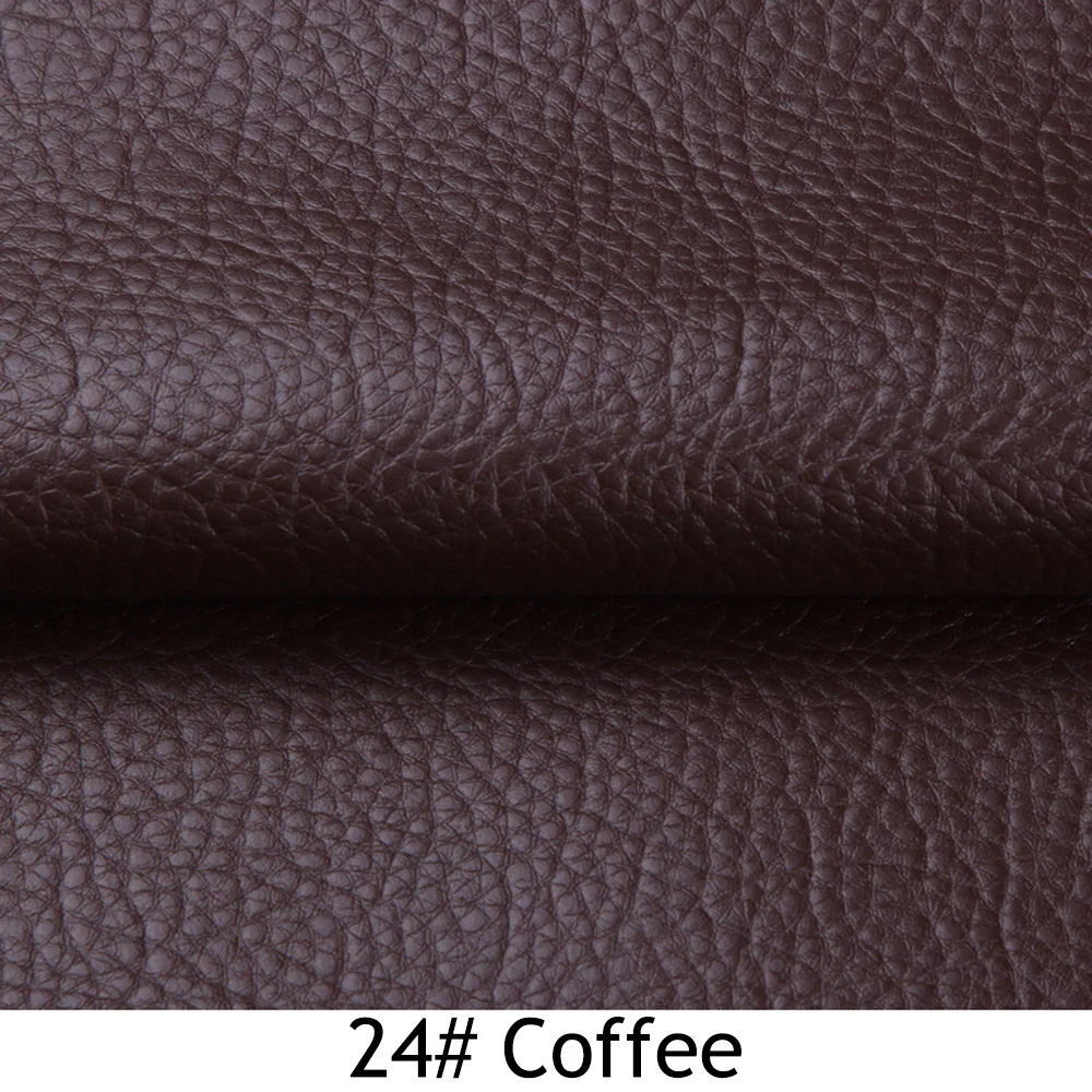 24 Coffee 25 см* 34 см искусственная кожа личи ткань украшения стены DIY ручной работы сшить одежду аксессуары поставки - Цвет: 24 Coffee