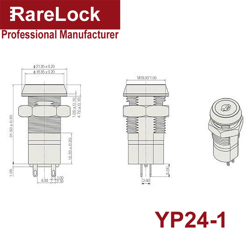 Цинковый сплав черный 5 размеров блокировка мотоцикла замок с ключами для