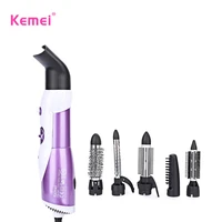 kemei 7 in 1 multifunctional hair sticks electric fashion styling tools straightener curling irons magic hair curler with combs